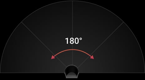 Glass break detection angle