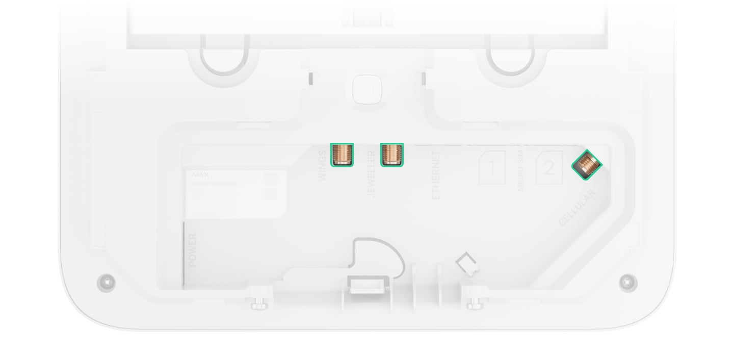 Externe Antennenanschlüsse