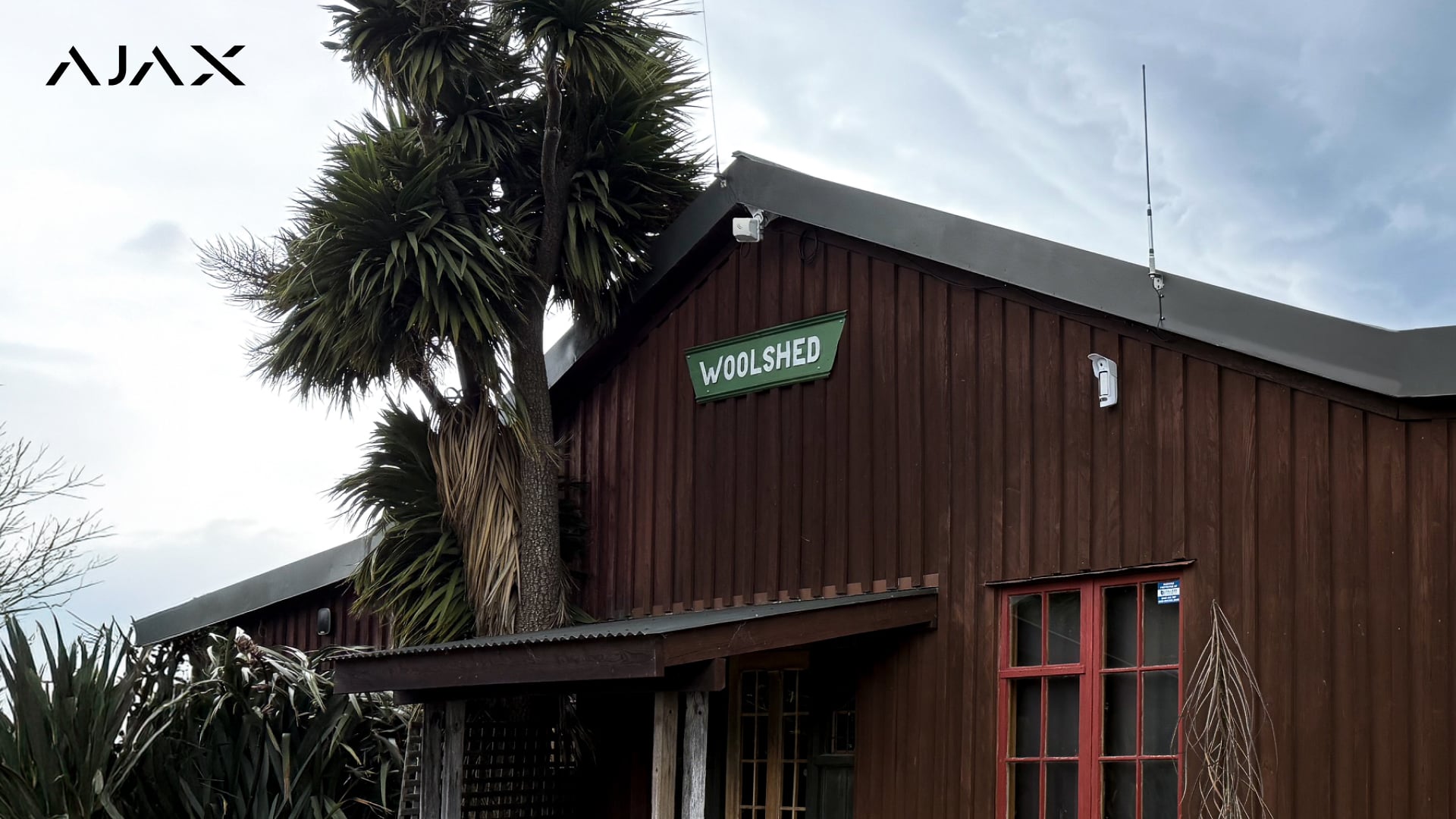 An outdoor intrusion detector is the first line of motion detection