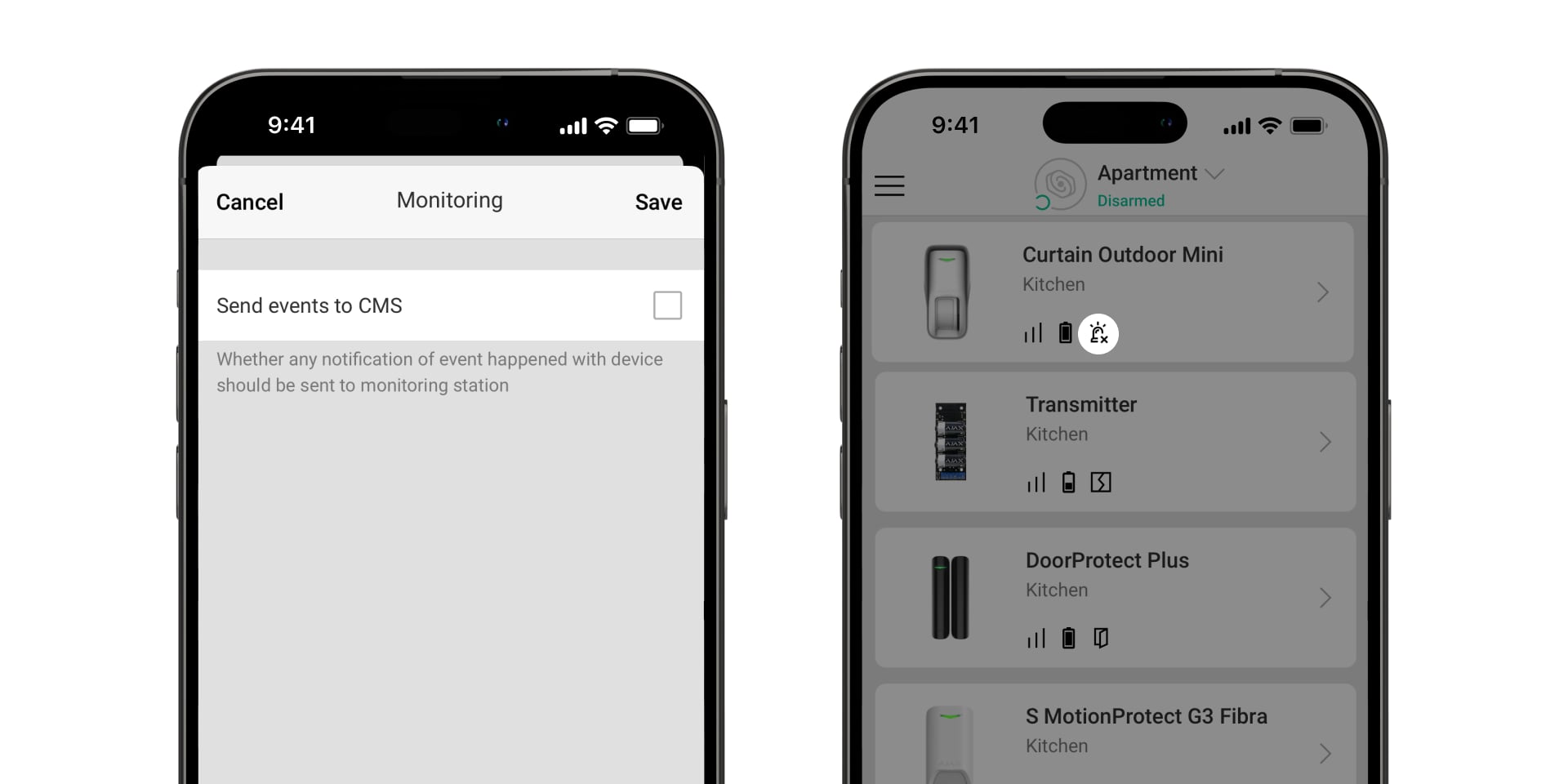Disabling event delivery from Ajax WaterStop