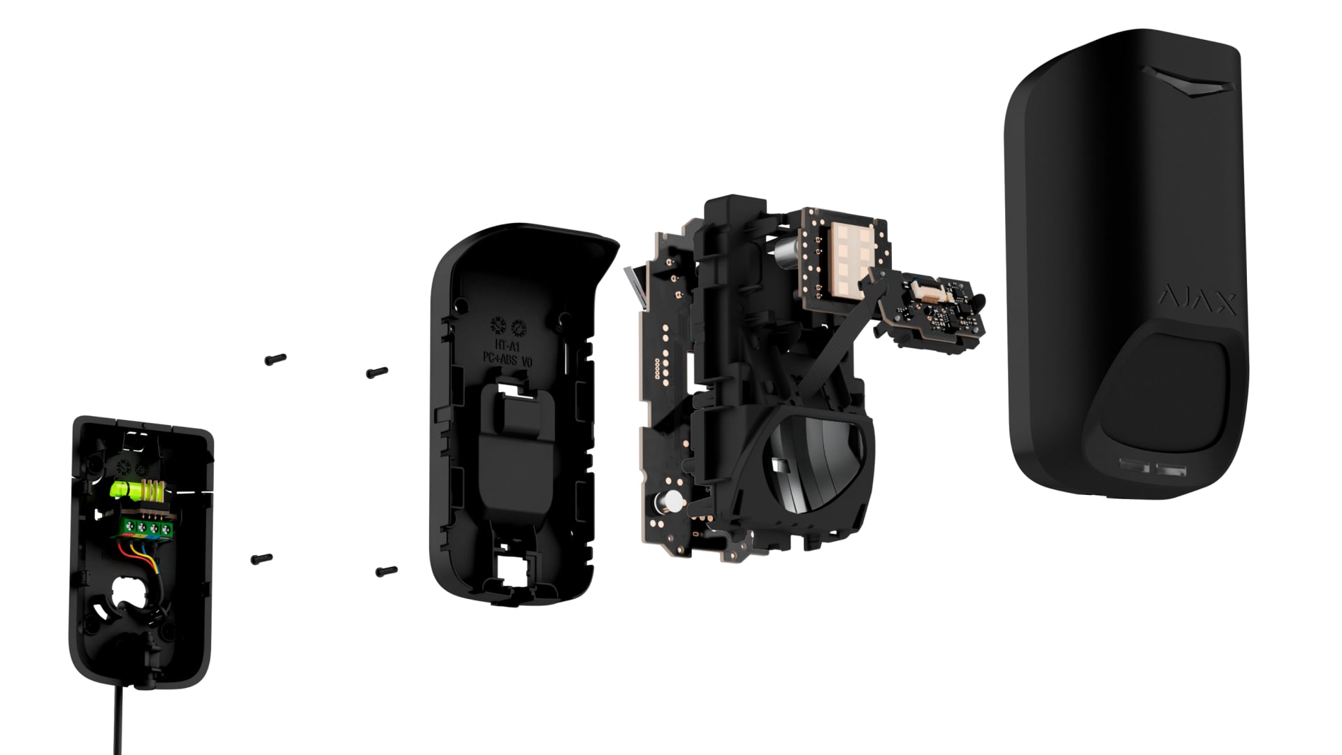 Охоронні пристрої класу Grade 3 у чорному кольорі