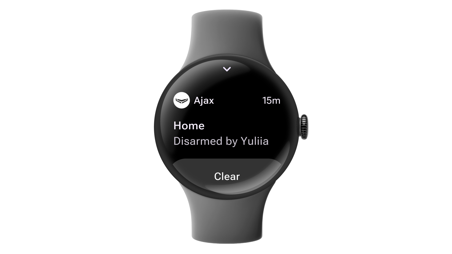 Réception des notifications