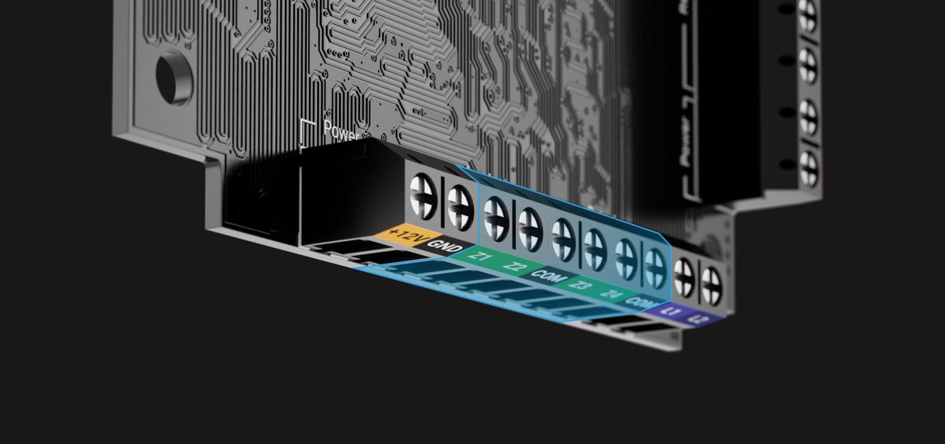 Input zones