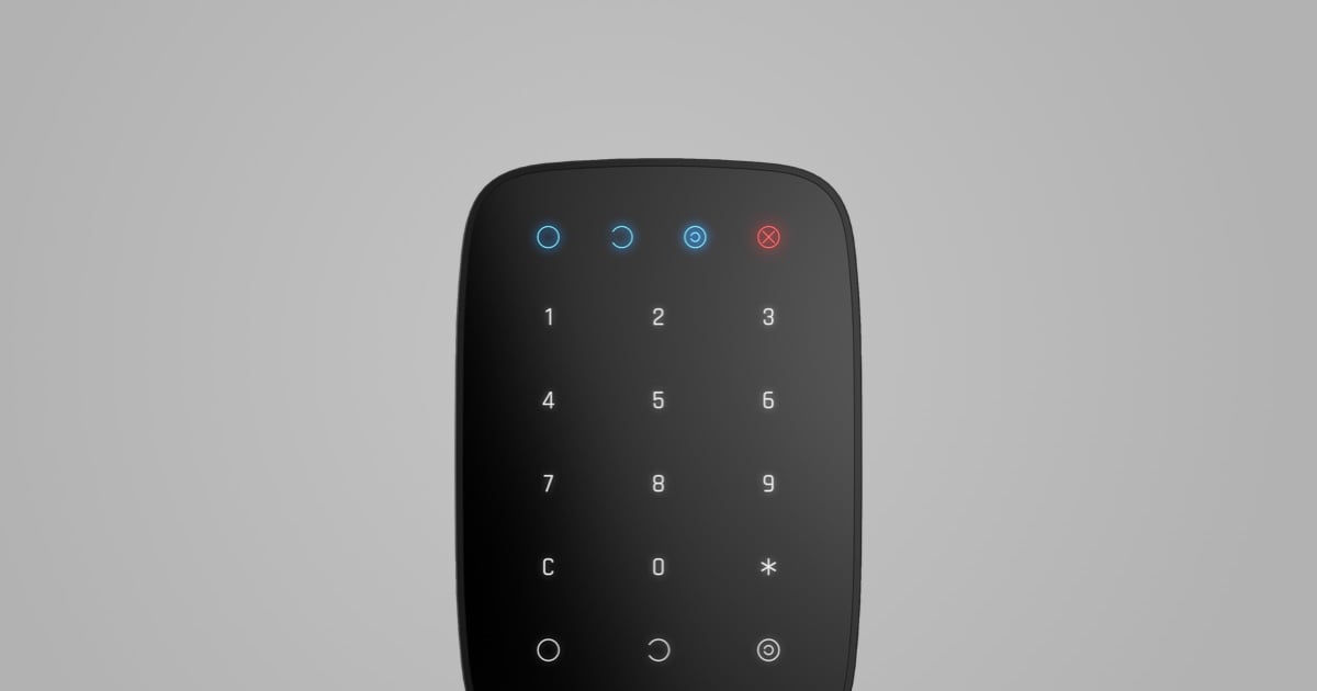 Wie man die Batterien im KeyPad ersetzt