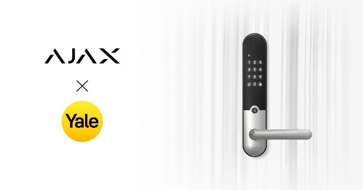 Ajax Systems & Yale: one interface and seamless sync with smart locks