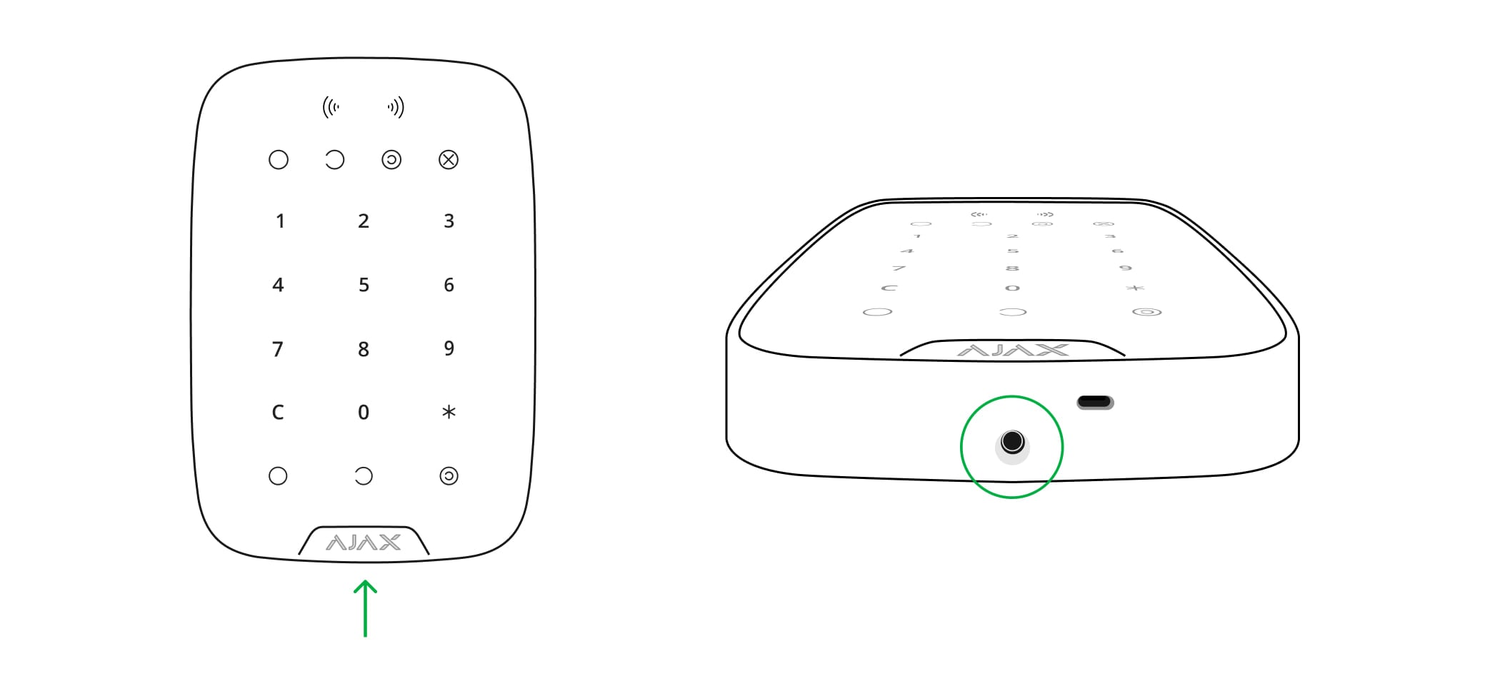 ajax keypad plus
