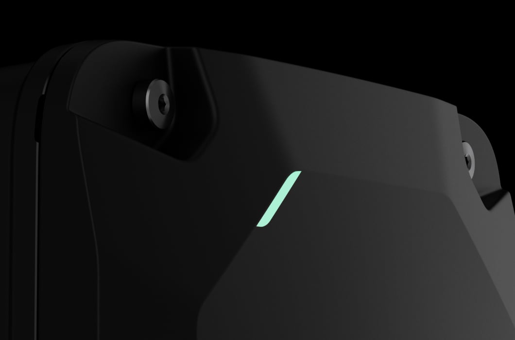 Light guides for the hub status indication