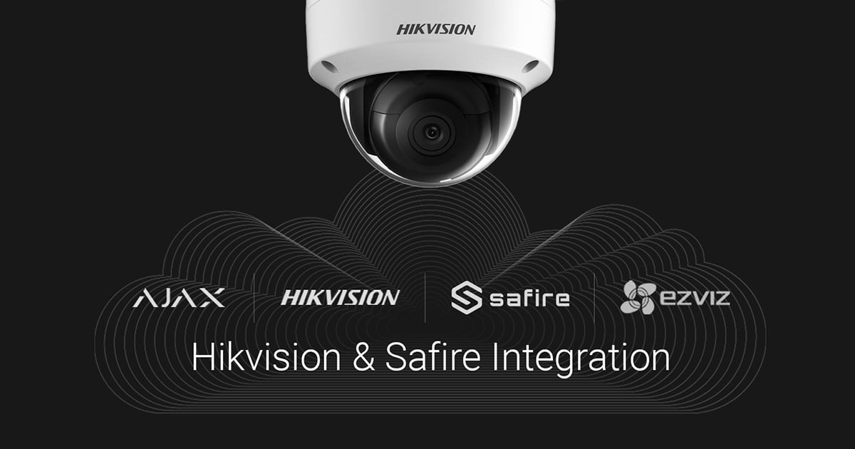 Jak podłączyć rejestrator wideo i kamerę EZVIZ, Hikvision i Safire do Ajax