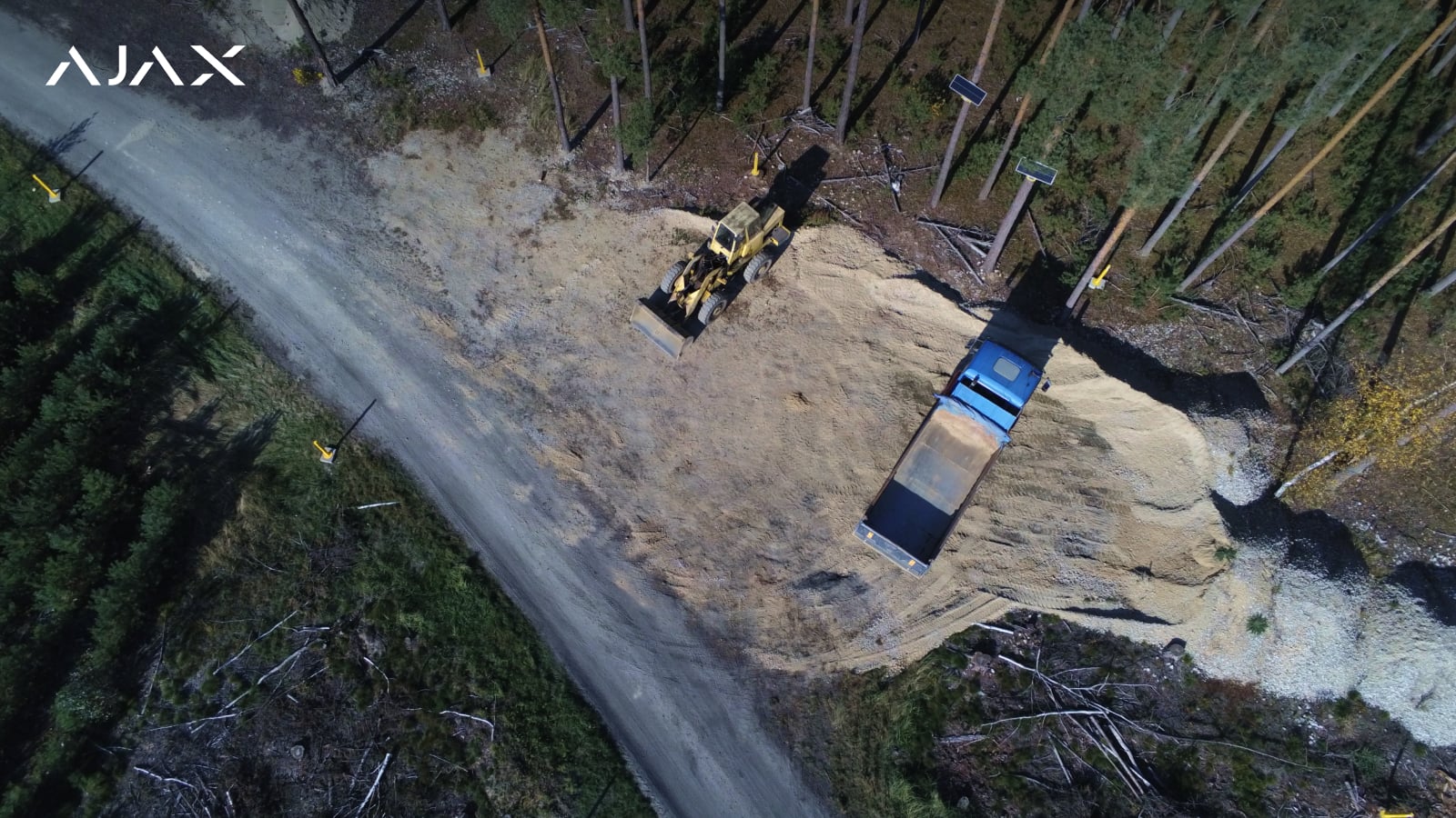 Мобильное решение для защиты объектов в лесу