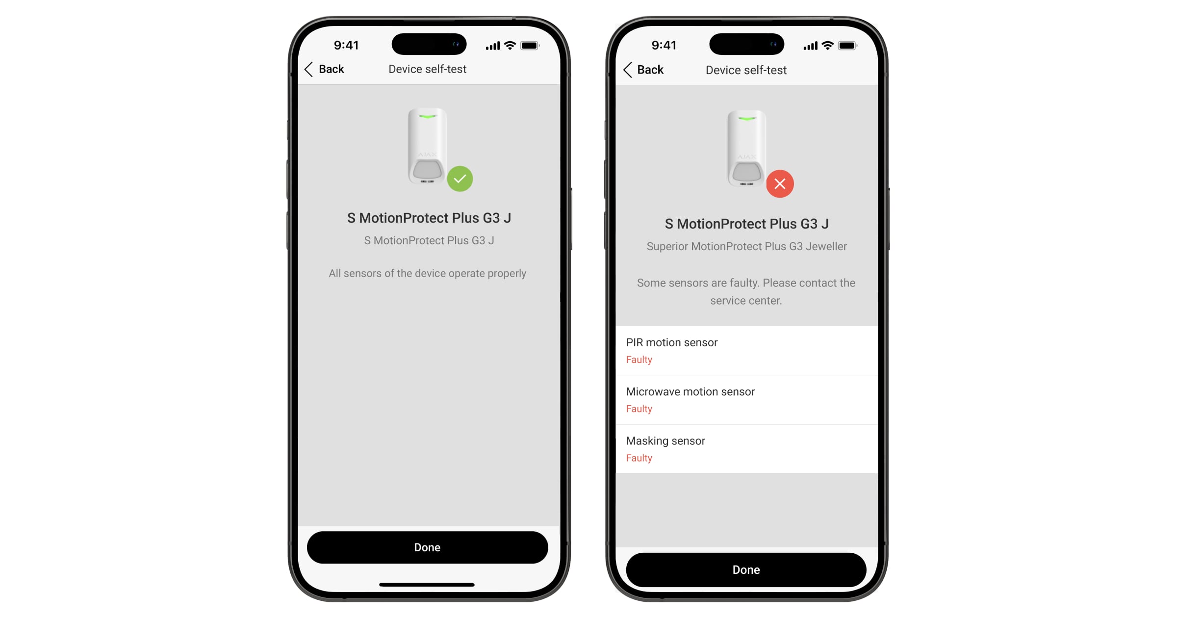 Device self-test