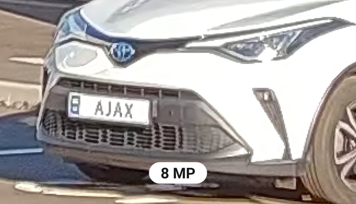 Záber kamery pri dlhšom ohnisku