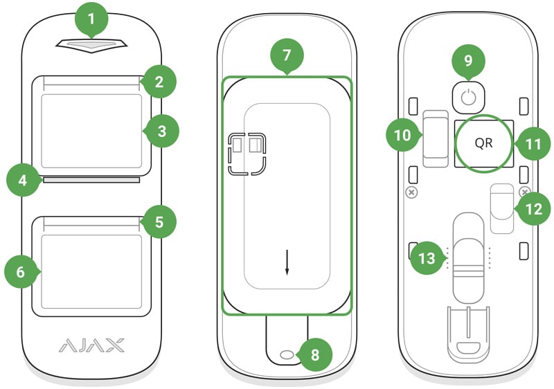 ajax motionprotect outdoor