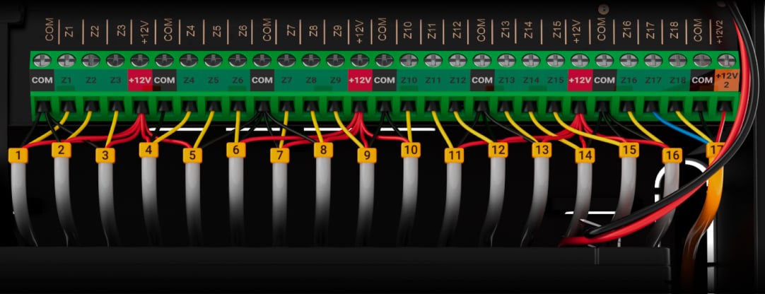 Wired devices connection