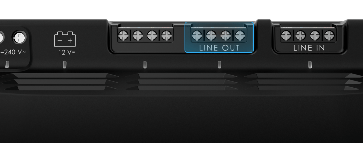 Output terminals