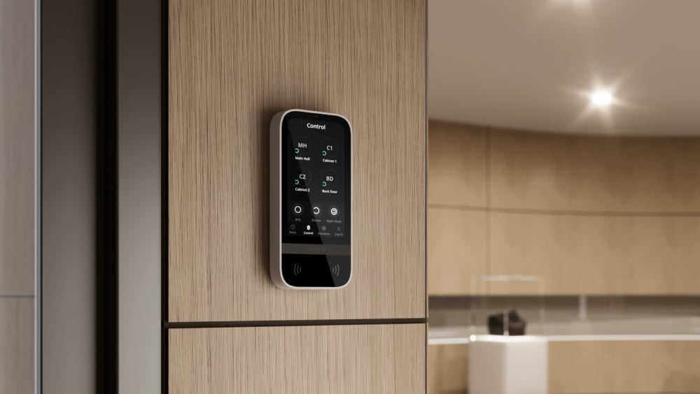 Firmware-update voor Superior KeyPad TouchScreen Fibra