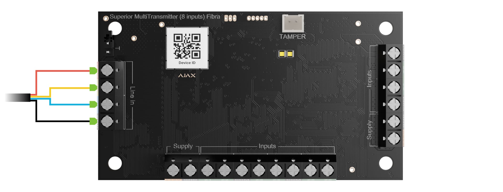 Integration module's terminals