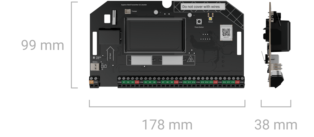 Superior MultiTransmitter G3 Jeweller (without casing)