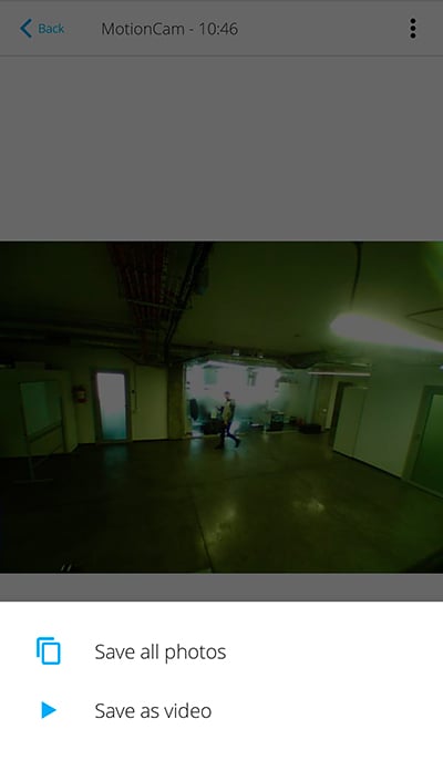 ajax motioncam