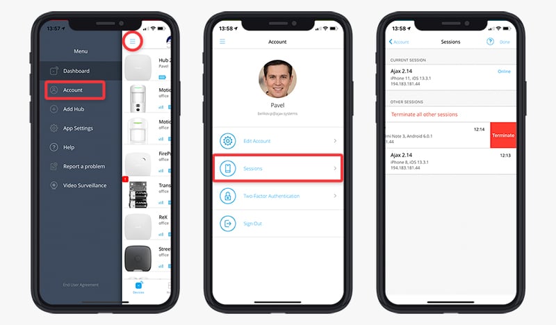 mobile app ajax