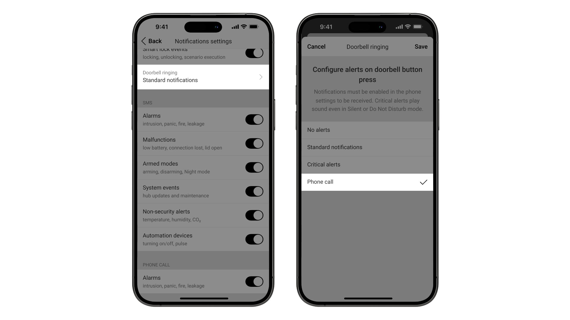 Как настроить функцию вызовов