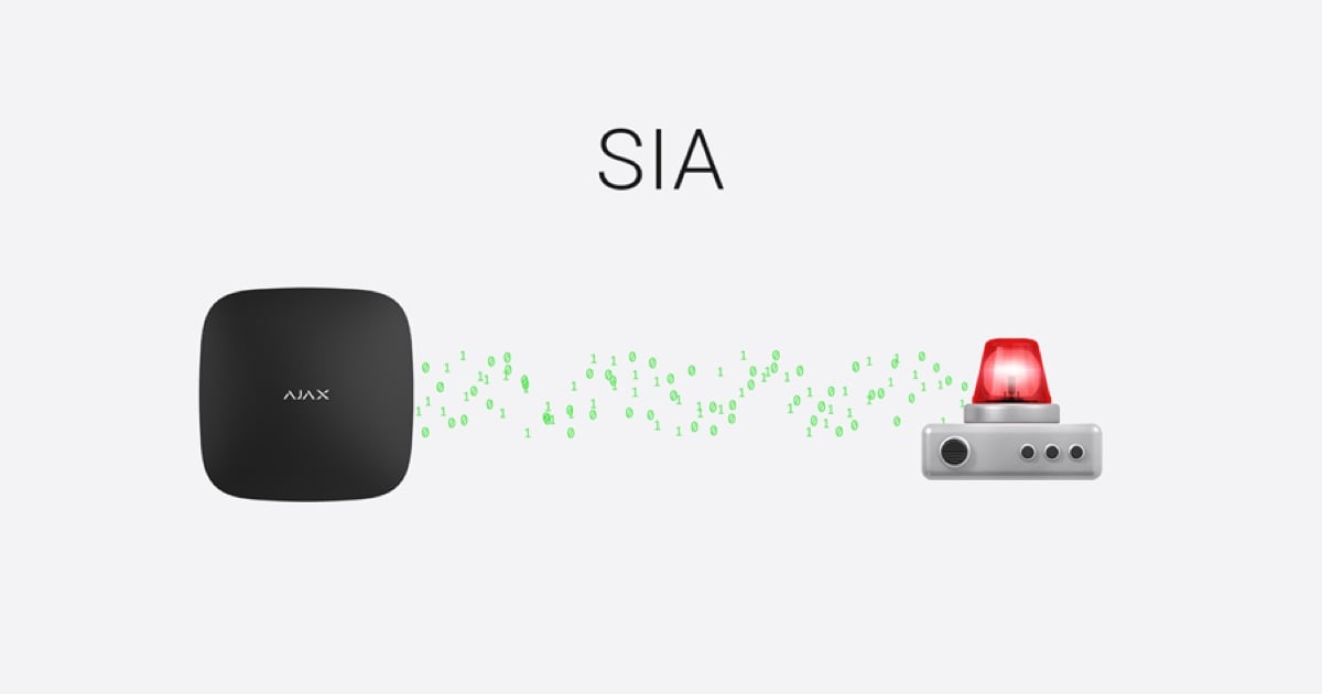 كيفية توصيل لوحة التحكُّم مباشرةً بمركز المراقبة عبر البروتوكول SIA DC-09