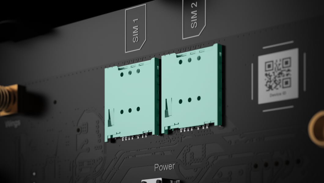Slots for micro SIM cards