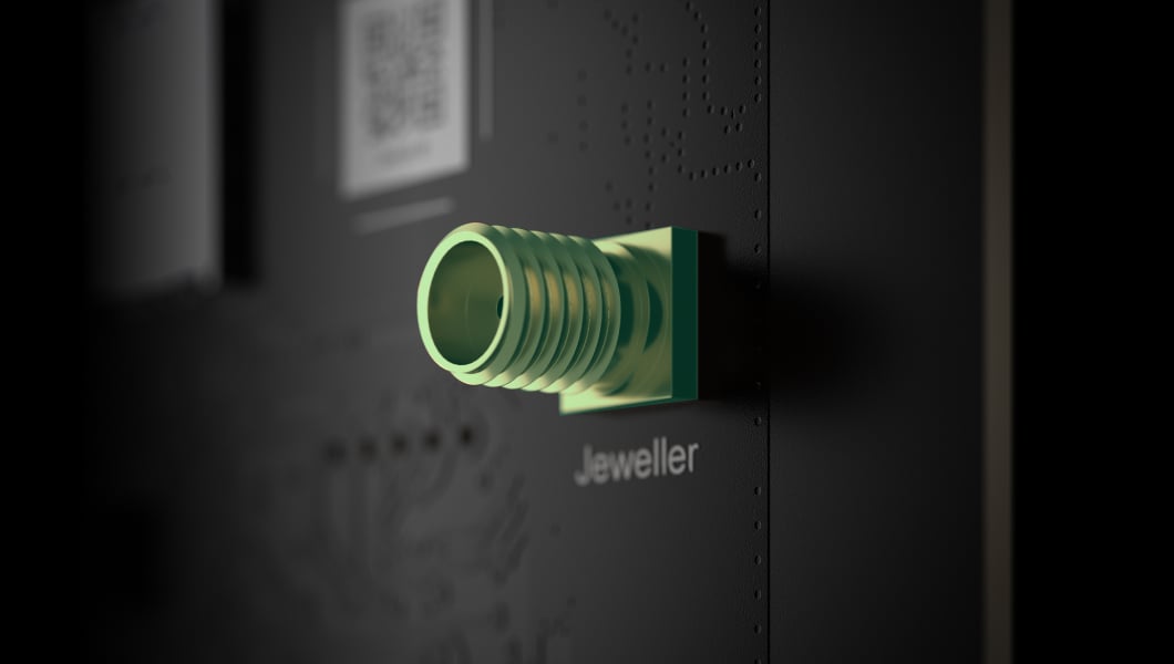 External antenna connector for the Jeweller communication channel