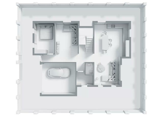 Small scale: private houses and cottages