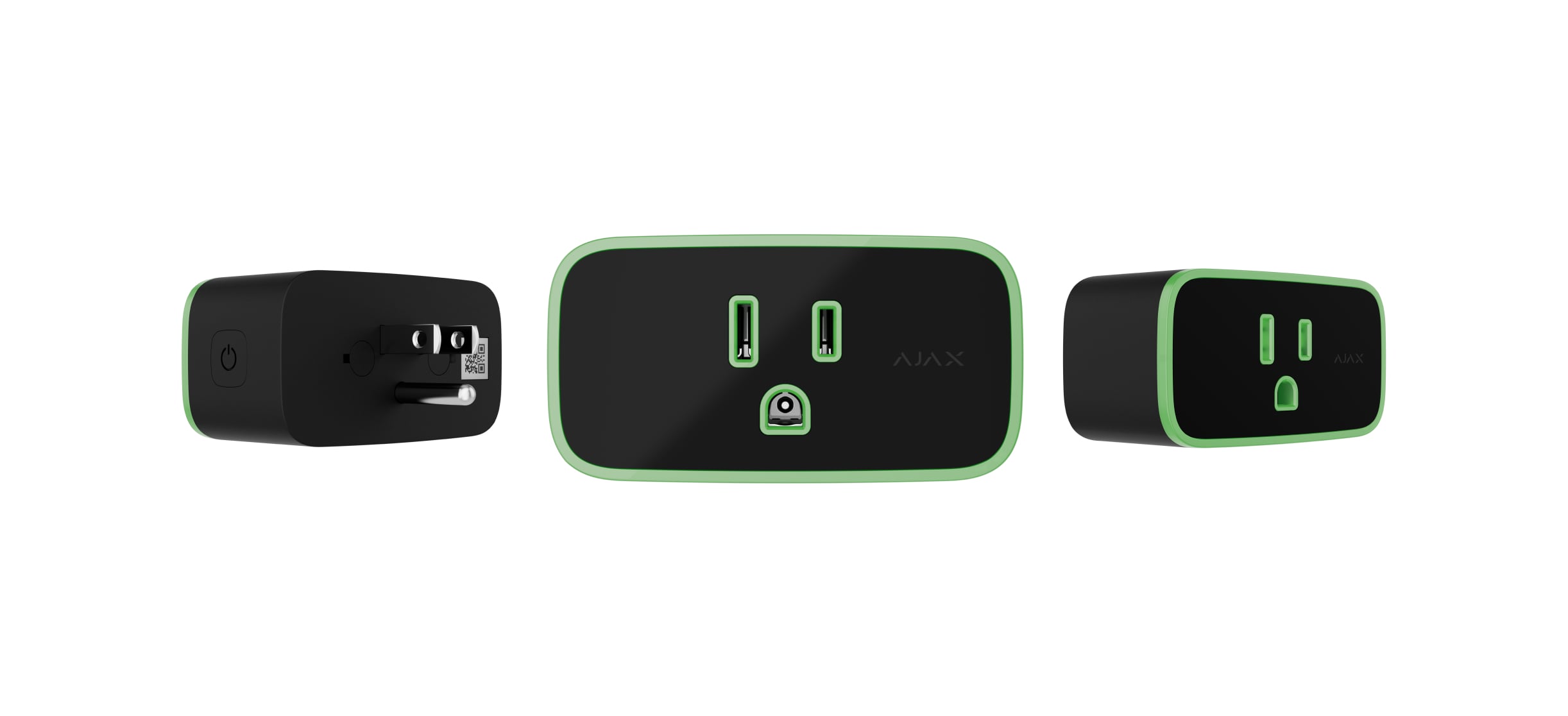 AJAX Socket is a wireless indoor smart plug with the power-consumption  meter for indoor use