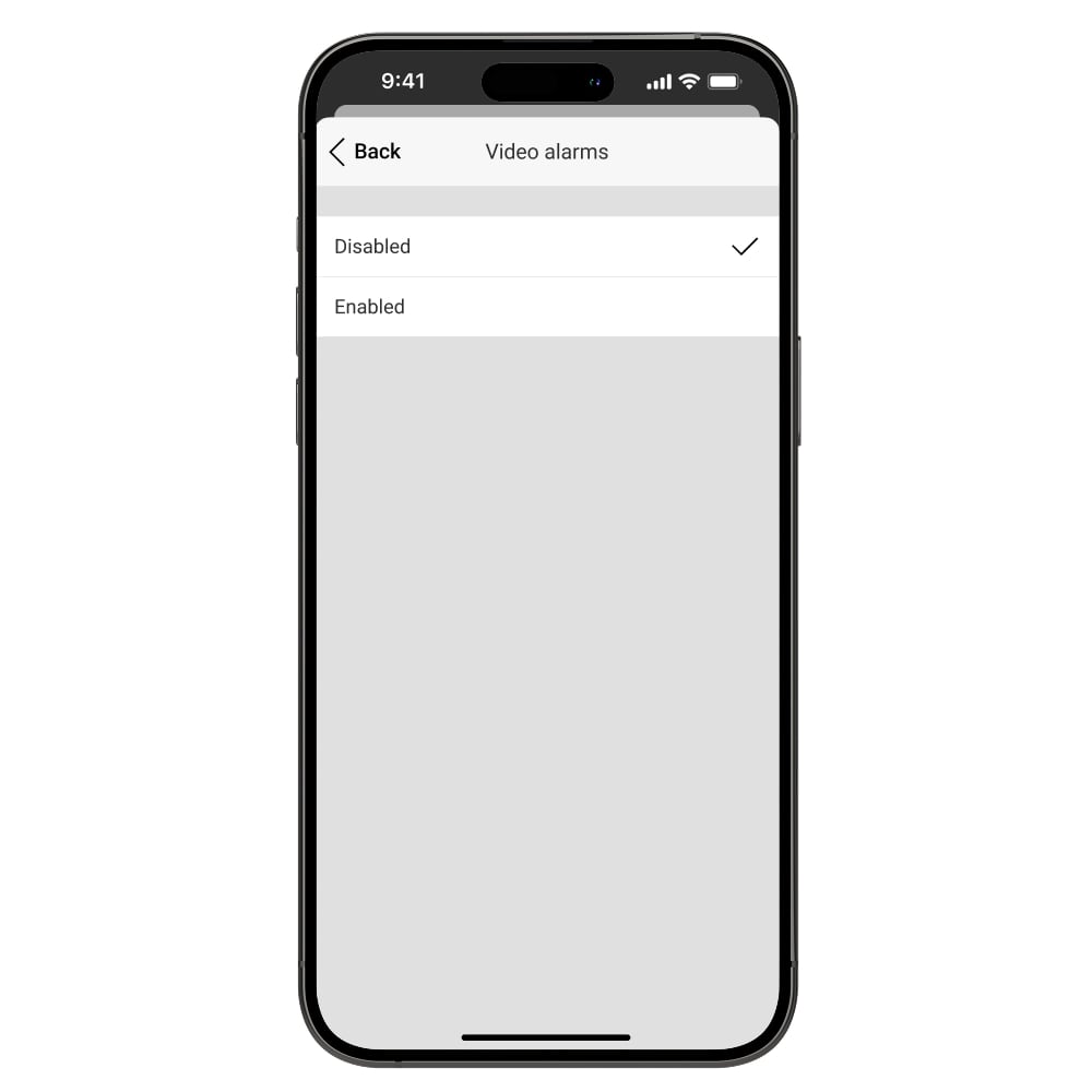 Parámetros de notificación de alarmas para PRO