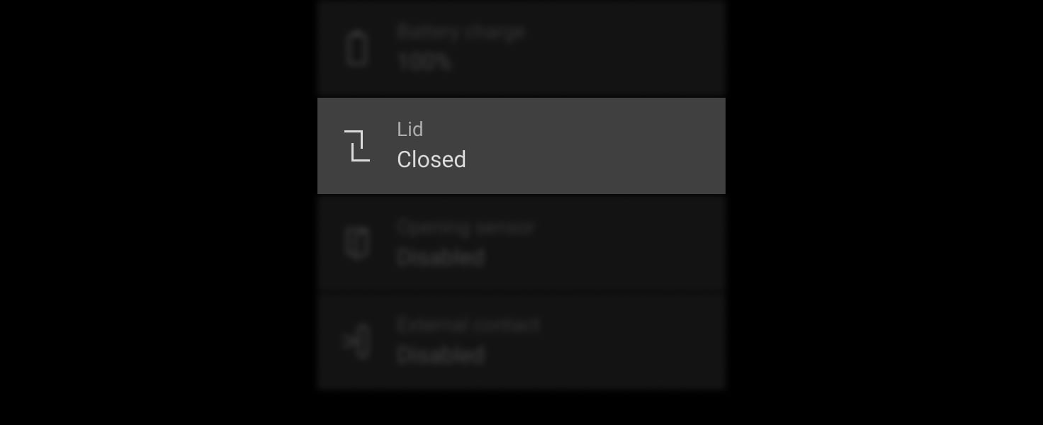 Sabotagealarm bei Demontage oder Abtrennung