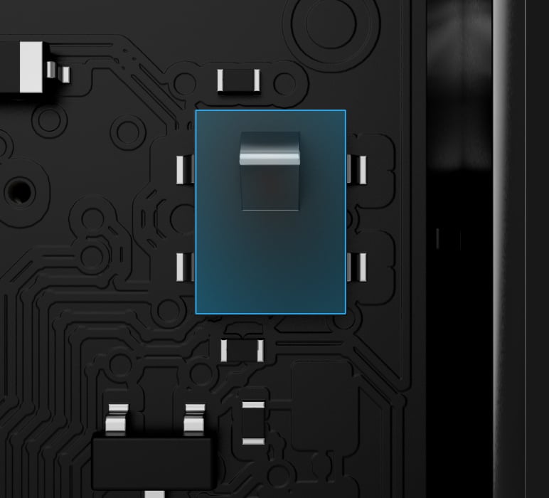 Tamper against detaching the detector from the surface