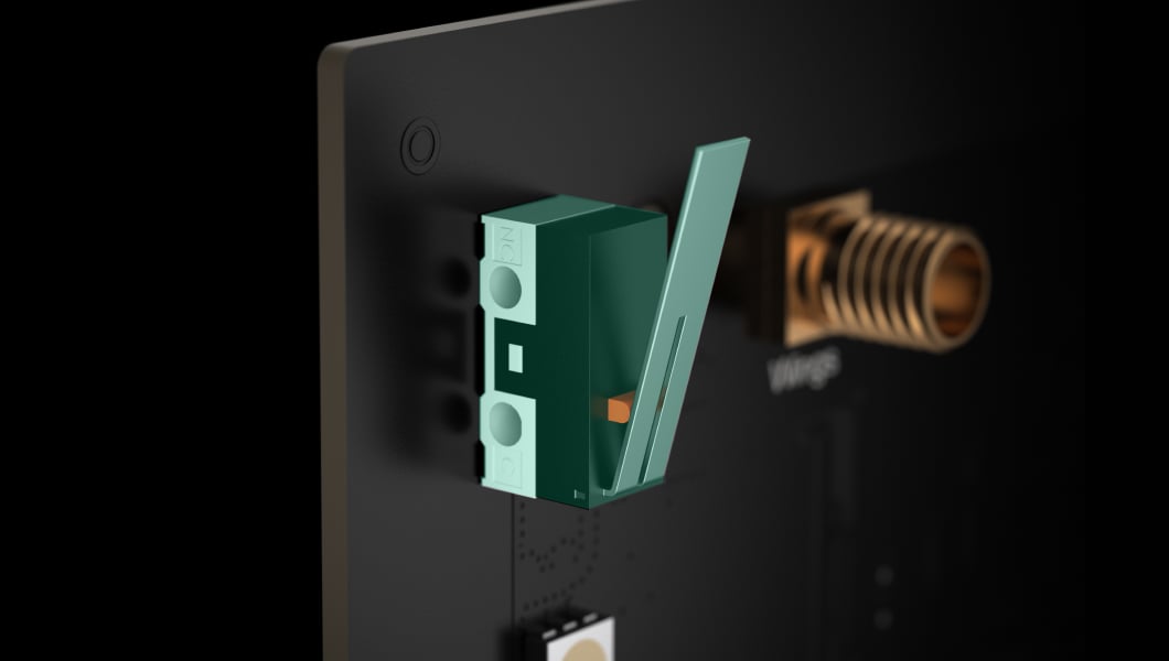 Tamper button