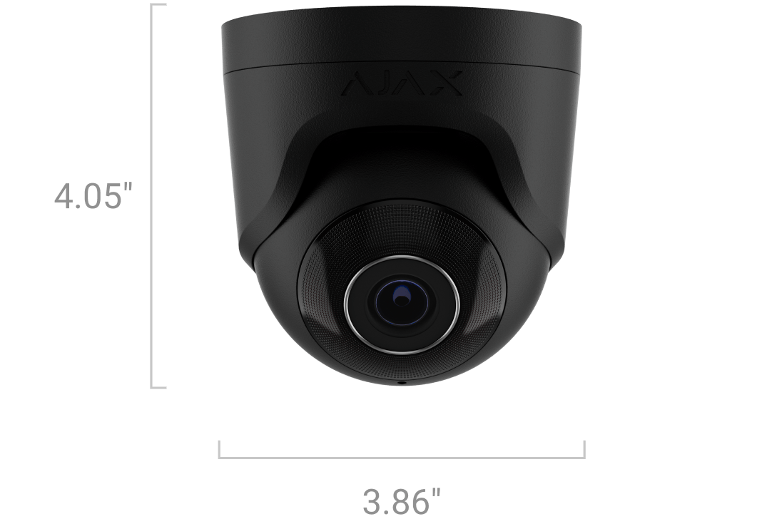 BulletCam 8 Mp (4K) - Caméra IP filaire de type tube - Alarme Ajax