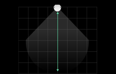 Motion detection distance