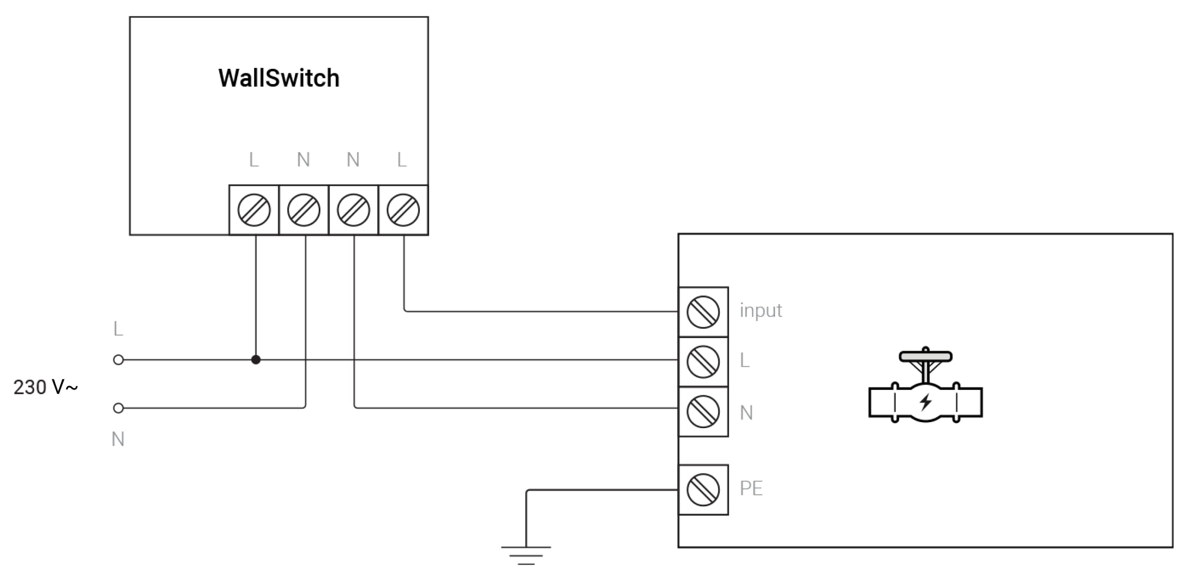 ajax water relay wallswitch