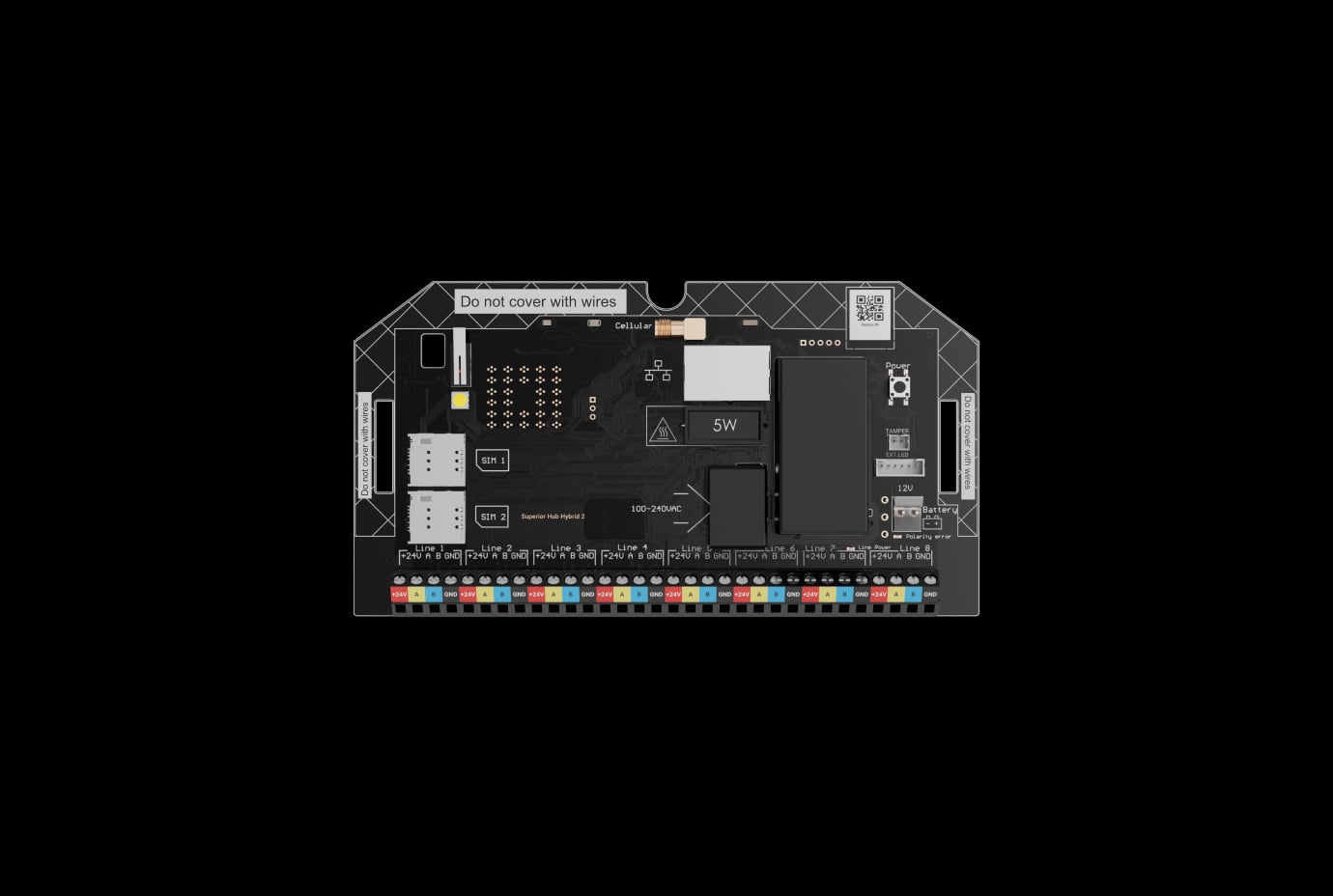 Superior Hub Hybrid 2 sin carcasa