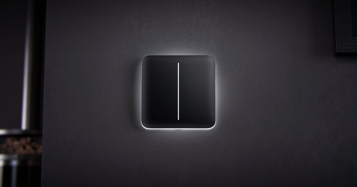 Ajax LightSwitch is a smart touch light switch