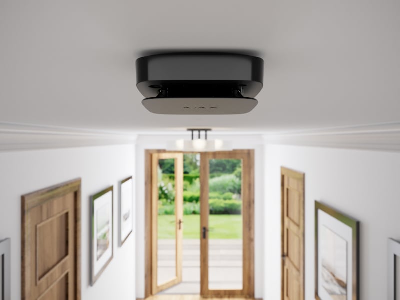 Détecteur FireProtect 2 dans un espace de circulation