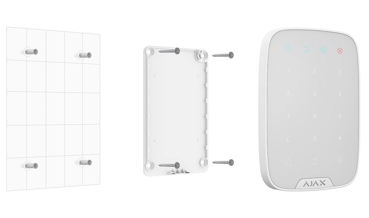 Монтаж KeyPad на SmartBracket
