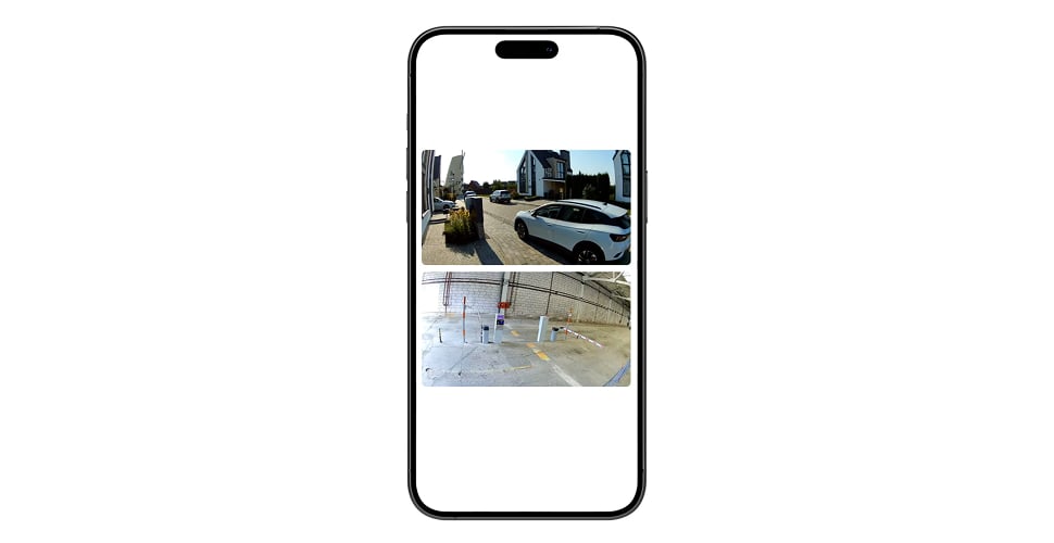 Présentation officielle de plusieurs vues vidéo sur un téléphone