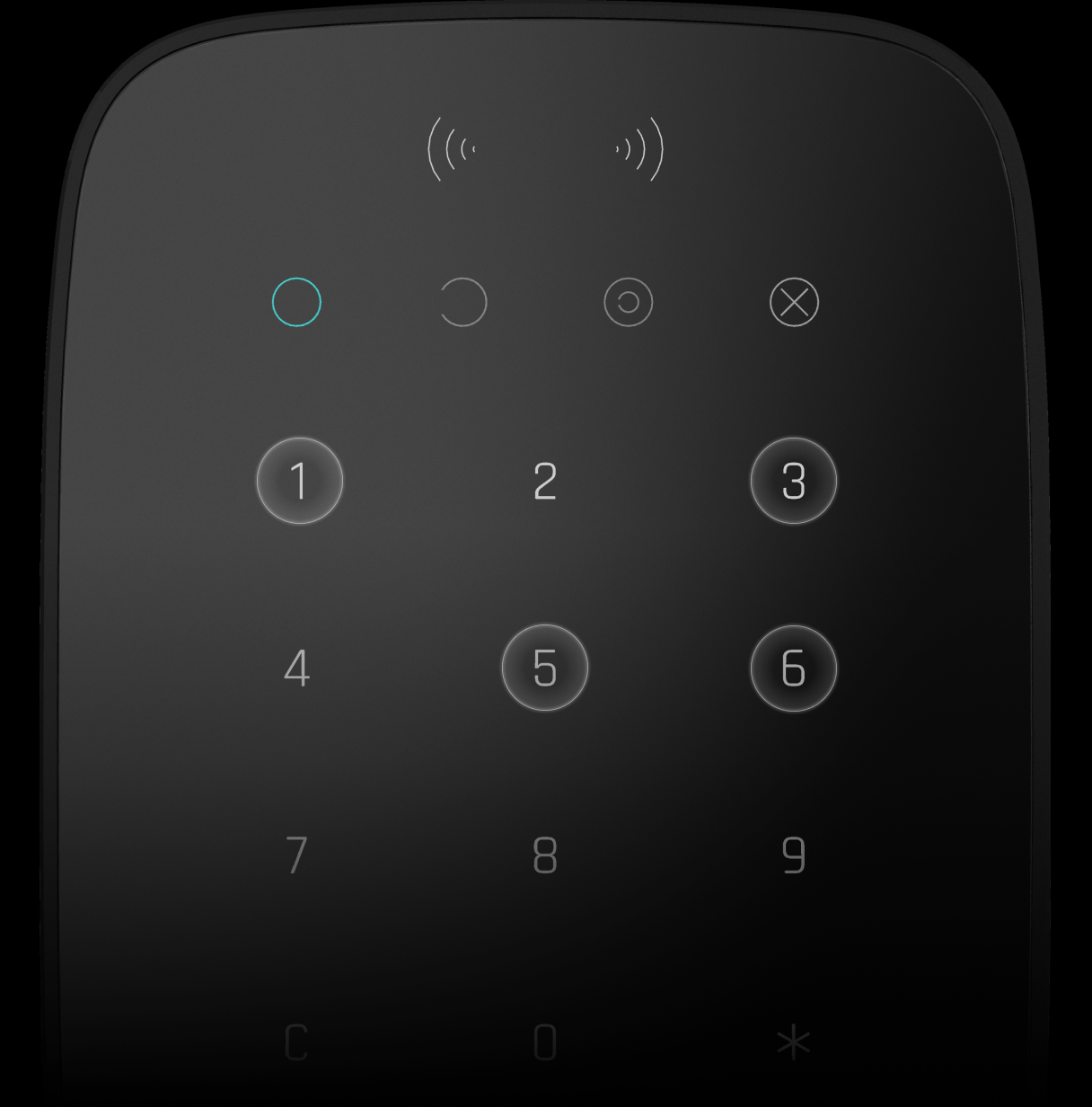 KeyPad Plus — Security keypad with support for contactless chips