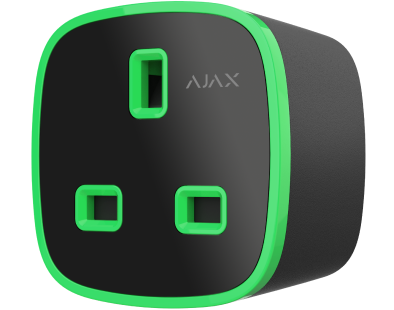 AJAX Socket is a wireless indoor smart plug with the power-consumption  meter for indoor use