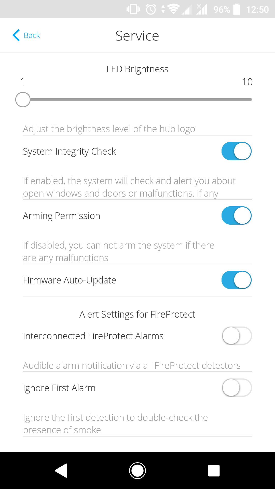Ajax Security System App