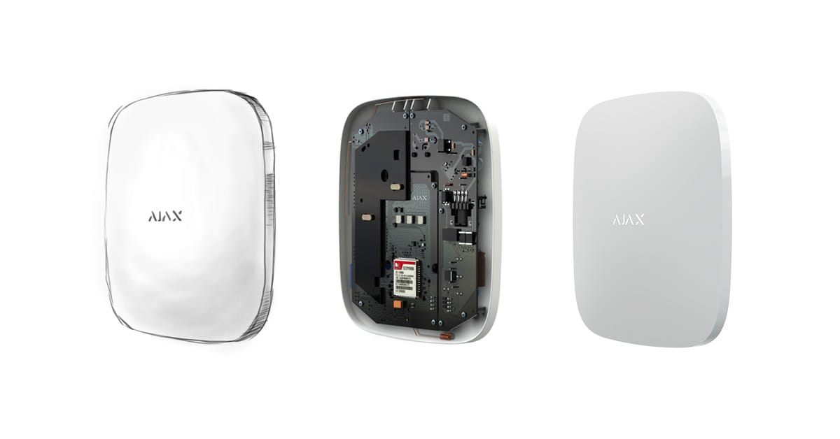 Kit Ajax de alarma antirrobo para casa con HUB 2 y cámara wifi