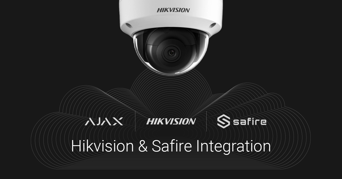 Connecting Hikvision cameras to Ajax in just 5 taps | Camera Security