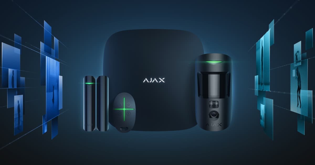AJAX StarterKit Cam Plus + Wireless Security System Visual Alarm