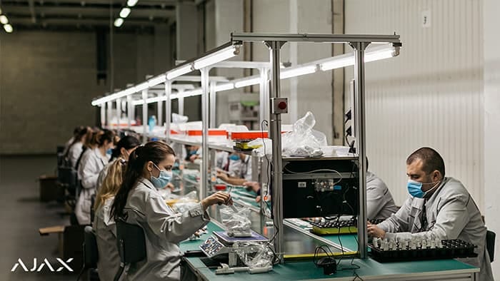 Ajax Systems eröffnet zweite Produktionsstätte in Kiew