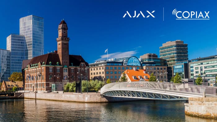 Ajax Systems partners with Copiax, the largest security wholesaler in Sweden