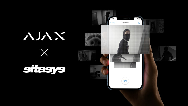 Ajax photo verification is integrated with the evalink talos platform from Sitasys